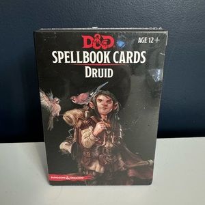 Dungeons and Dragons spellbook cards - druid